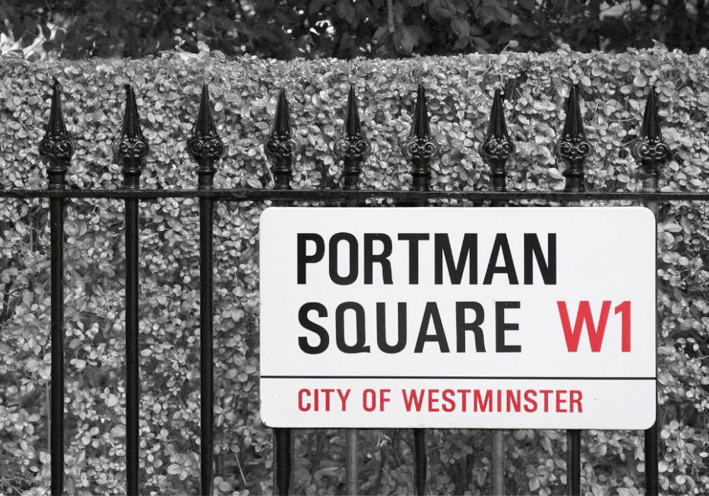 Portman Square Sign